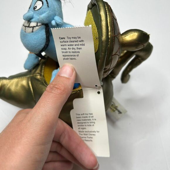 vintage 90s 1990s retro aesthetic Disney Genie plush from Aladdin - Picture 4 of 8